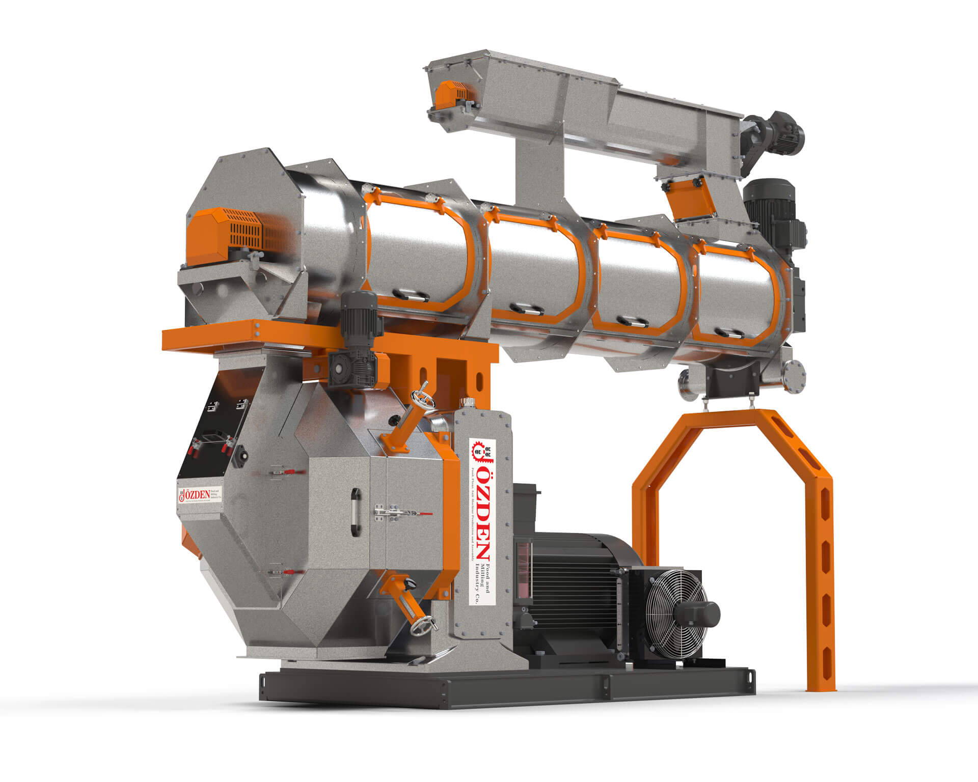 Pelet Presi || ÖZDEN YEM MAKİNALARI - MILLING INDUSTRY - Özden Yem Değirmen Makinaları - Yem fabrikası Makinaları İmalatı, Un Fabrikası Makinaları İmalatı, Tuz Fabrikası Makinaları imalatı - Tesis Kurulum, Aspiratör, Cebritav, Torbalama Kantarı, Çift Katlı Vals, Çöp Sasörü, Elevatör, İrmik Sasörü, Jet Filitre, Kabuk Soyucu, Kare Elek, Kepek Fırçası, Kontrol Panosu, Vidalı Helezon, Vibro Tarar, Triyör, Rotoflow, Taş Ayırıcı, Tek Katlı Vals, Pelet Presi, Melasiyer, Çekiçli Değirmen, Mikser, Aksesuarlar