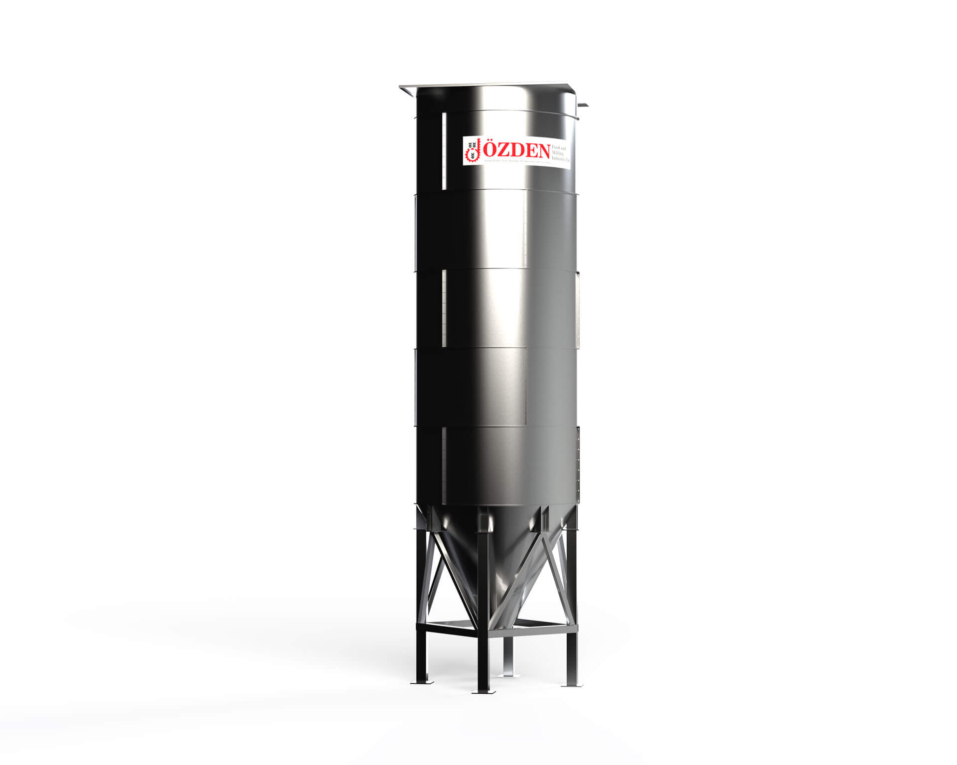 Ayaklı Silo || ÖZDEN YEM MAKİNALARI - MILLING INDUSTRY - Özden Yem Değirmen Makinaları - Yem fabrikası Makinaları İmalatı, Un Fabrikası Makinaları İmalatı, Tuz Fabrikası Makinaları imalatı - Tesis Kurulum, Aspiratör, Cebritav, Torbalama Kantarı, Çift Katlı Vals, Çöp Sasörü, Elevatör, İrmik Sasörü, Jet Filitre, Kabuk Soyucu, Kare Elek, Kepek Fırçası, Kontrol Panosu, Vidalı Helezon, Vibro Tarar, Triyör, Rotoflow, Taş Ayırıcı, Tek Katlı Vals, Pelet Presi, Melasiyer, Çekiçli Değirmen, Mikser, Aksesuarlar