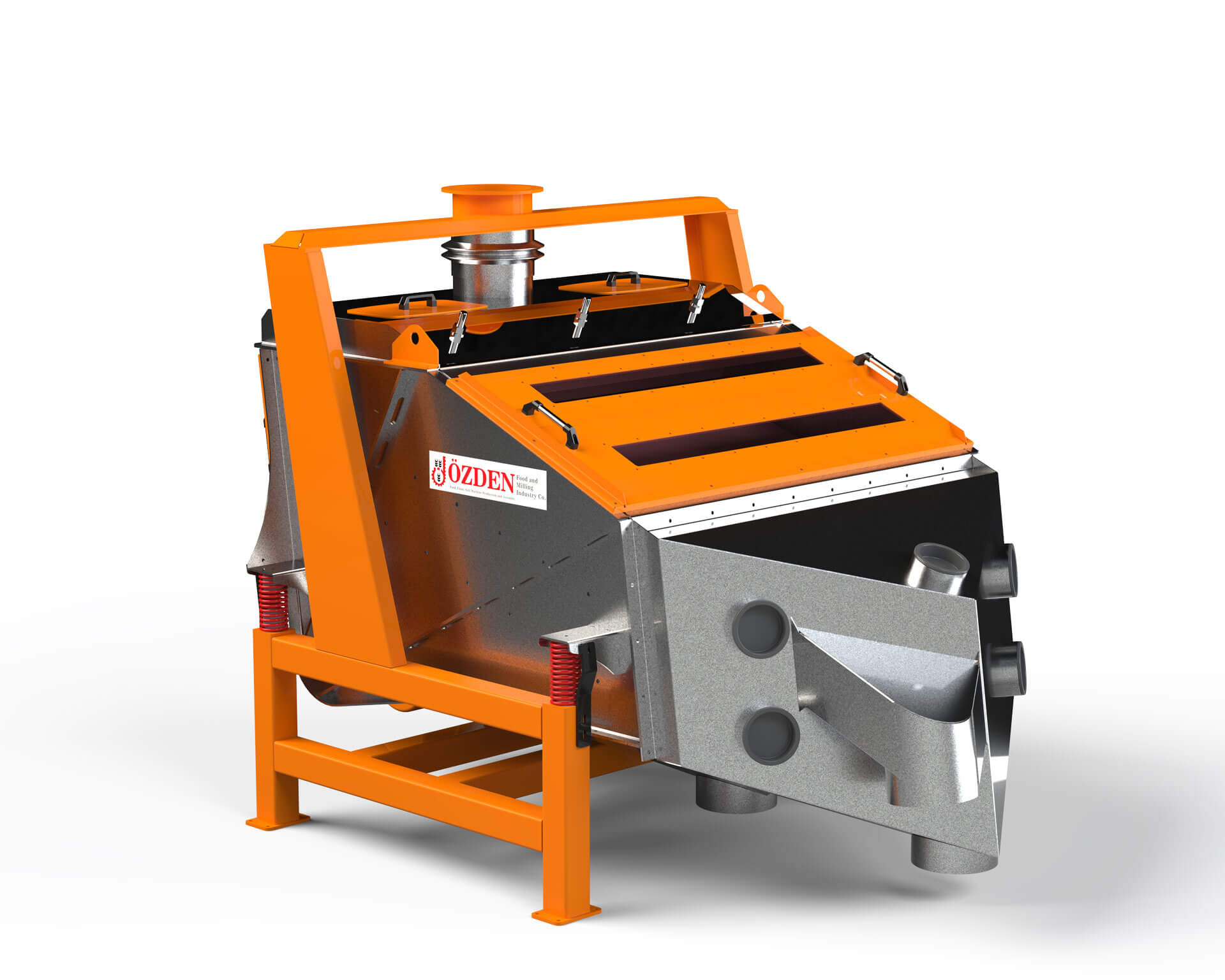 Vibro Elek || ÖZDEN YEM MAKİNALARI - MILLING INDUSTRY - Özden Yem Değirmen Makinaları - Yem fabrikası Makinaları İmalatı, Un Fabrikası Makinaları İmalatı, Tuz Fabrikası Makinaları imalatı - Tesis Kurulum, Aspiratör, Cebritav, Torbalama Kantarı, Çift Katlı Vals, Çöp Sasörü, Elevatör, İrmik Sasörü, Jet Filitre, Kabuk Soyucu, Kare Elek, Kepek Fırçası, Kontrol Panosu, Vidalı Helezon, Vibro Tarar, Triyör, Rotoflow, Taş Ayırıcı, Tek Katlı Vals, Pelet Presi, Melasiyer, Çekiçli Değirmen, Mikser, Aksesuarlar